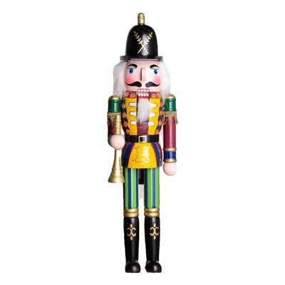 () 30cm Wooden Nutcracker Doll Soldier Vintage Handcraft Decoration Christmas Gifts