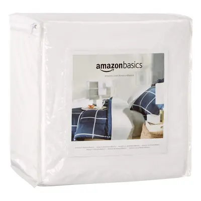 Amazon Basics Mattress and Box Spring Protector, Waterproof, Zipper Enclosed Cover, to inches De