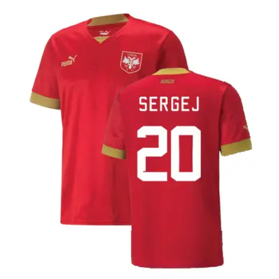 (M) Serbia Home Shirt (SERGEJ 20)