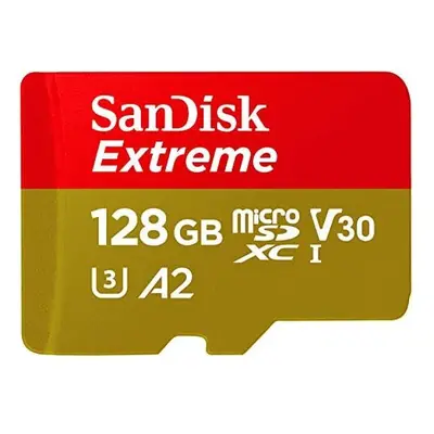 SanDisk Extreme GB microSDXC Memory Card + SD Adapter with A2 App Performance + Rescue Pro Delux