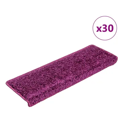 (violet, x x cm/ pcs) vidaXL Carpet Stair Treads Decorative Stair Step Protector Rug Stair Mats