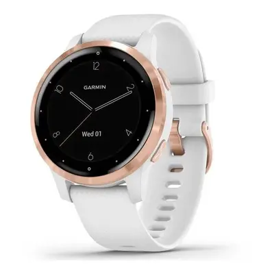 Garmin Vivoactive 4s Smartwatch GPS Sports Watch - White/Rose Gold