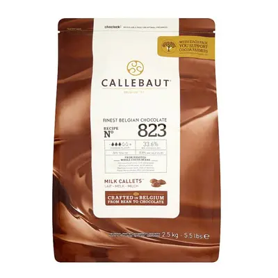 Callebaut Finest Belgian Chocolate Milk Callets 2.5kg (Case of 8)