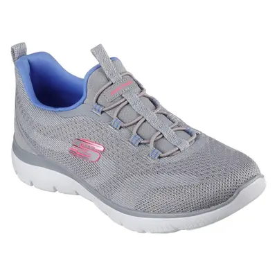 (Grey, (Adults')) Skechers Summits New Nature Textile Women's Grey/Multi Trainers