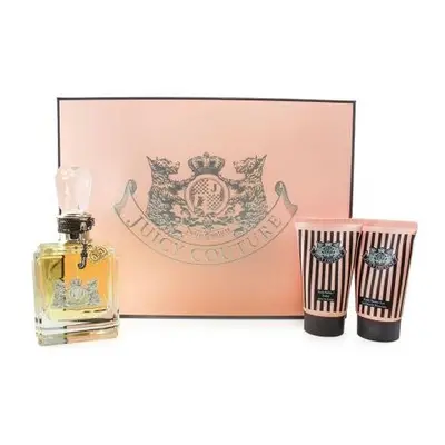 Juicy Couture Pcs Set: 3.4 Edp Sp + 1.7 Body Sorbet + 1.7 Shower Gel