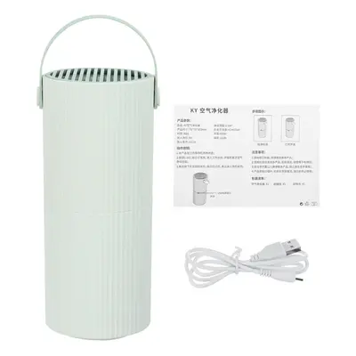 Air Purifier Desktop Air Fresher USB Charging Quiet Bedroom Air Cleaner Home Formaldehyde Remove