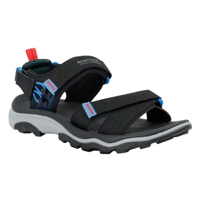 (6.5 UK, Black/Coronet Blue) Regatta Mens Blaze Sandals