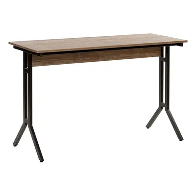 Home Office Desk Taupe Dark Wood CREEK