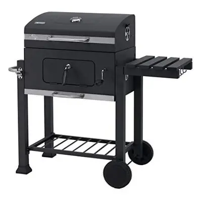 tepro Grillwagen Toronto Click Charcoal Barbecue, Anthracite/Stainless Steel