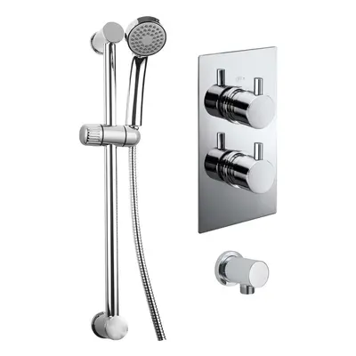 Lewes Concealed Thermostatic Shower Set - By Voda Design