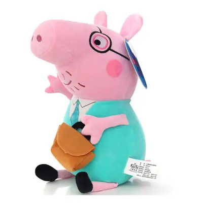 (Daddy Pig, 70cm) Peppa Pig George Mummy Daddy Plush Toy 20-110cm Stuffed Doll Kids Fans Gift