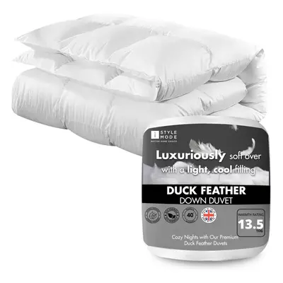 (13.5 TOG Super King) Duck Feather & Down Duvet Quilt