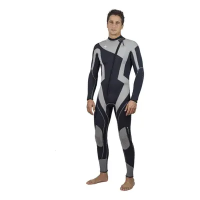 (grey, LS) Men&apos;s And Women&apos;s Wetsuit Men&apos;s One-piece Long Sleeved Swimsuit Cold P