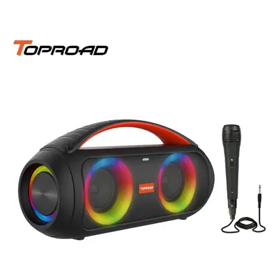 Toproad 40w Portable Bluetooth Speaker Waterproof Wireless Stereo Bass Home Party Boombox Outdoo