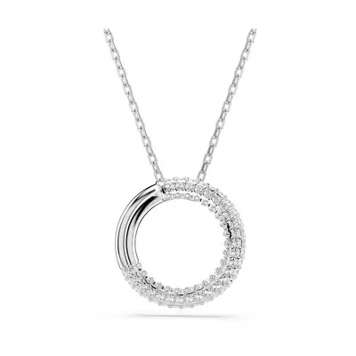 Dextera Rhodium Plated White PavÃ Pendant