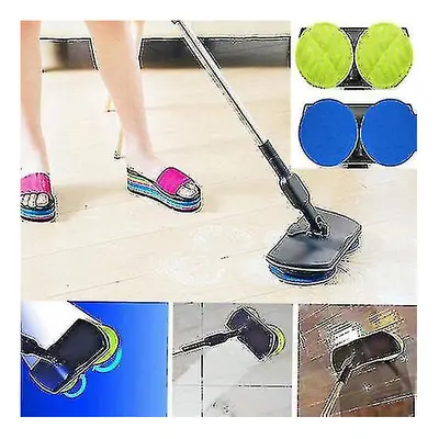 (Style2) In1 Electric Rechargeable Cordless Floor Cleaner Scrubber Polisher Mop Set