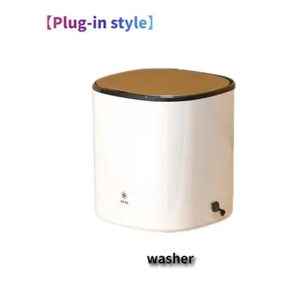 (white, ãPlug-in styleãA1) New Portable Mini Washing Machine Household Ultrasonic Ozon Clean