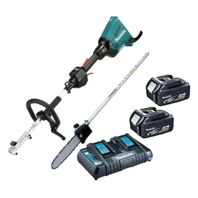 Makita DUX60PT2 Brushless 18v / 36v Cordless Split Shaft Multi Tool & Chainsaw