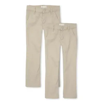 The Children's Place Girls Skinny Chino Pants Bisquit Pack 4P