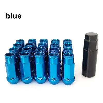 (blue, M12x1.25) Pcs/set Lug Nuts M12x1.25 / M12*1.5 Open End Wheel Nuts,taper Acorn Seat Forged