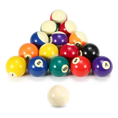 (M) 52.5mm Adult Billiard Ball Pool Ball Set Full Size American Standard Billiard Ball Set Ball