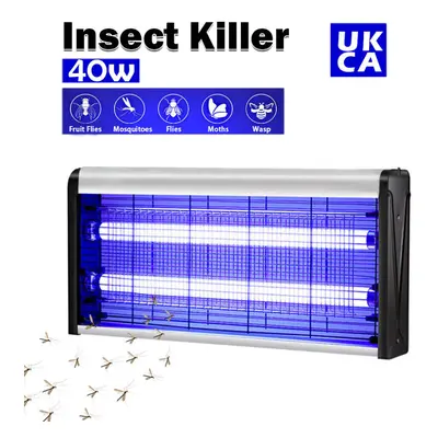 (40W) Electric Insect Killer Mosquito Fly Bug Zapper Pest Trap LED UV Indoor LED Lamp