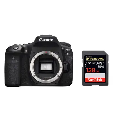 CANON EOS 90D Body + SANDISK Extreme Pro 128GB 170MB/s SDXC