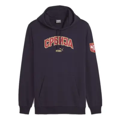 (L) Serbia FtblIcons Hoody (Navy)