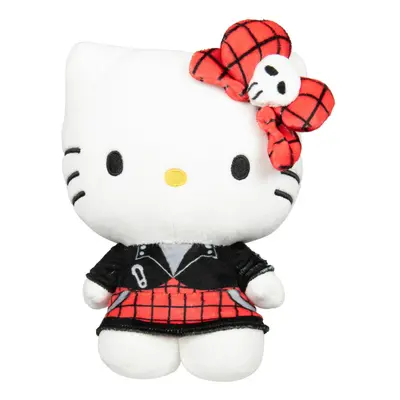 Hello Kitty and Friends Series Hello Kitty Red Punks Plush - Officially Licensed Sanrio Product 