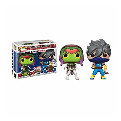 Funko - Figurine Marvel Vs Capcom - 2-Pack Gamora Vs Strider Exclu Pop 10cm - (New)