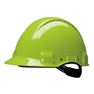 Hard Hat, Uvicator, Pinlock, Ventilated, Leather Sweatband, Hi-Viz, G3000DUV-GB