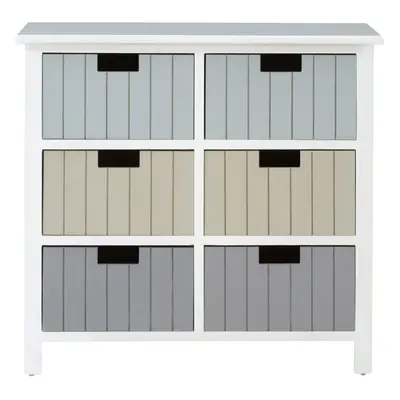 Premier Housewares New England White Drawers Chest