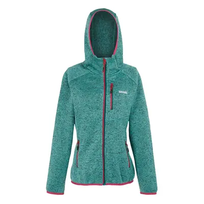 (18 UK, Dusty Green) Regatta Womens/Ladies Newhill Marl Hooded Fleece Jacket