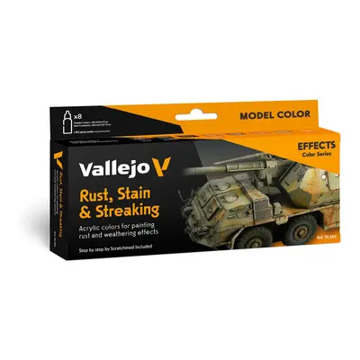 Vallejo Rust Stain and Streaking Set Paint Set