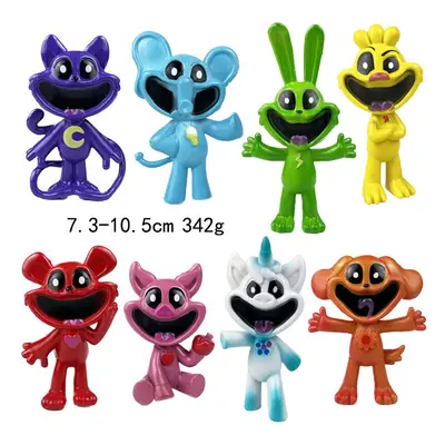 (8pcs Set A) Smiling Critters Figures Poppy Playtime Toys Dolls