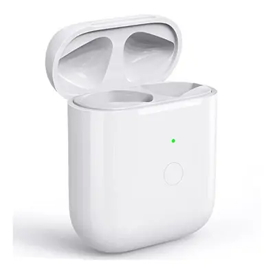 Wireless Charging Case Replacement Compatible with AirPods Gen 1st and 2nd, Charger Case Replace