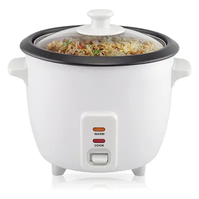 Artech White 0.8L Rice Cooker Non-Stick Removable Bowl 350W