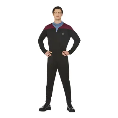 (M, Black) Star Trek Mens Voyager Command Uniform Costume Set