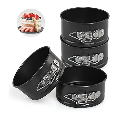 LEADSTAR Cake Tins for Baking, Inch Mini Springform Cake Tin Set Small Cheesecake Tins Moulds Pa