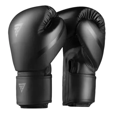 (black, 8oz) Fiving New Pro Boxing Gloves For Women Men Sanda Training Sandbags Muay Thai Combat