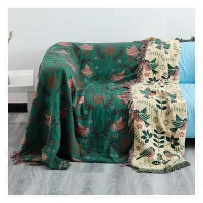 (green, 200cmx230cm) Cotton Cloth Sofa Cover Slipcover Cotton All-inclusive Cover Cloth Sofa Cus