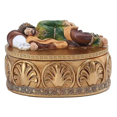 Religious Ornaments St. Joseph's Jewelry Box Desktop Decoration,hw