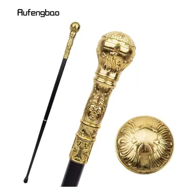 (as the picture) Golden Luxury Round Handle Fashion Walking Stick For Party Decorative Walking C