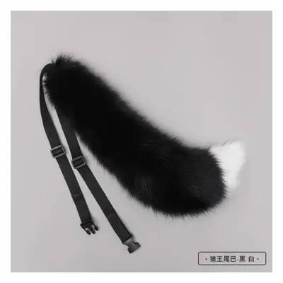 (blue) New Red Fox Anime Beast Ear Beast Tail Wolf Ear Cat Ear Headband Custom Cosplay Golden Lo