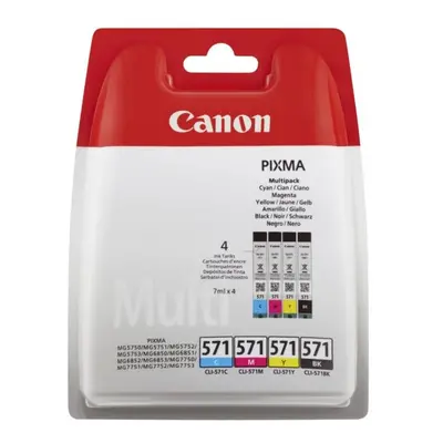 Canon 0386C004 (571) Ink cartridge multi pack, 7ml, Pack qty