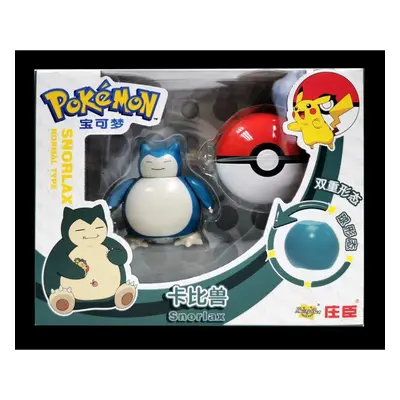 ( Snorlax) Pokemon Ball Action Figures Toy Set Transformable