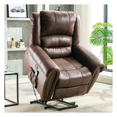 Large Power Lift Recliner Chairs with Massage and Heat for Elderly Big People, Massage Chair