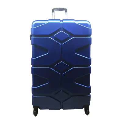 (Blue, Extra Large) Hampton & Stewart Hard Shell Extra Large Suitcase