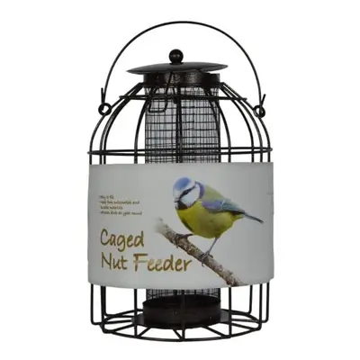 Dome Caged Peanut Wild Bird Feeder, Designed To Deter Squirrels And Also Larger Garden Birds Suc