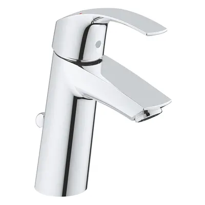 GROHE Eurosmart basin tap, single-lever mixer, bathroom, pop-up waste, medium high spout, water-